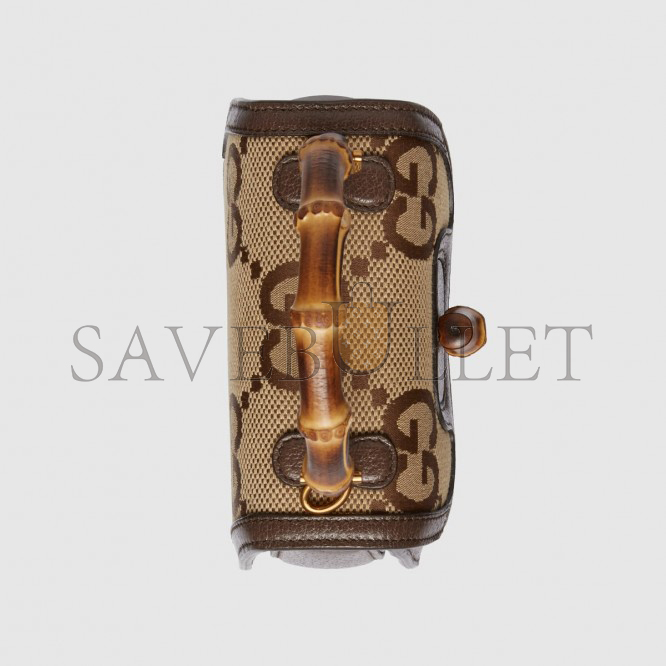GUCCI BAMBOO 1947 JUMBO GG MINI BAG 686864 (17*12*7.5cm) GUCCI BAMBOO 1947 JUMBO GG MINI BAG 686864 (17*12*7.5cm)